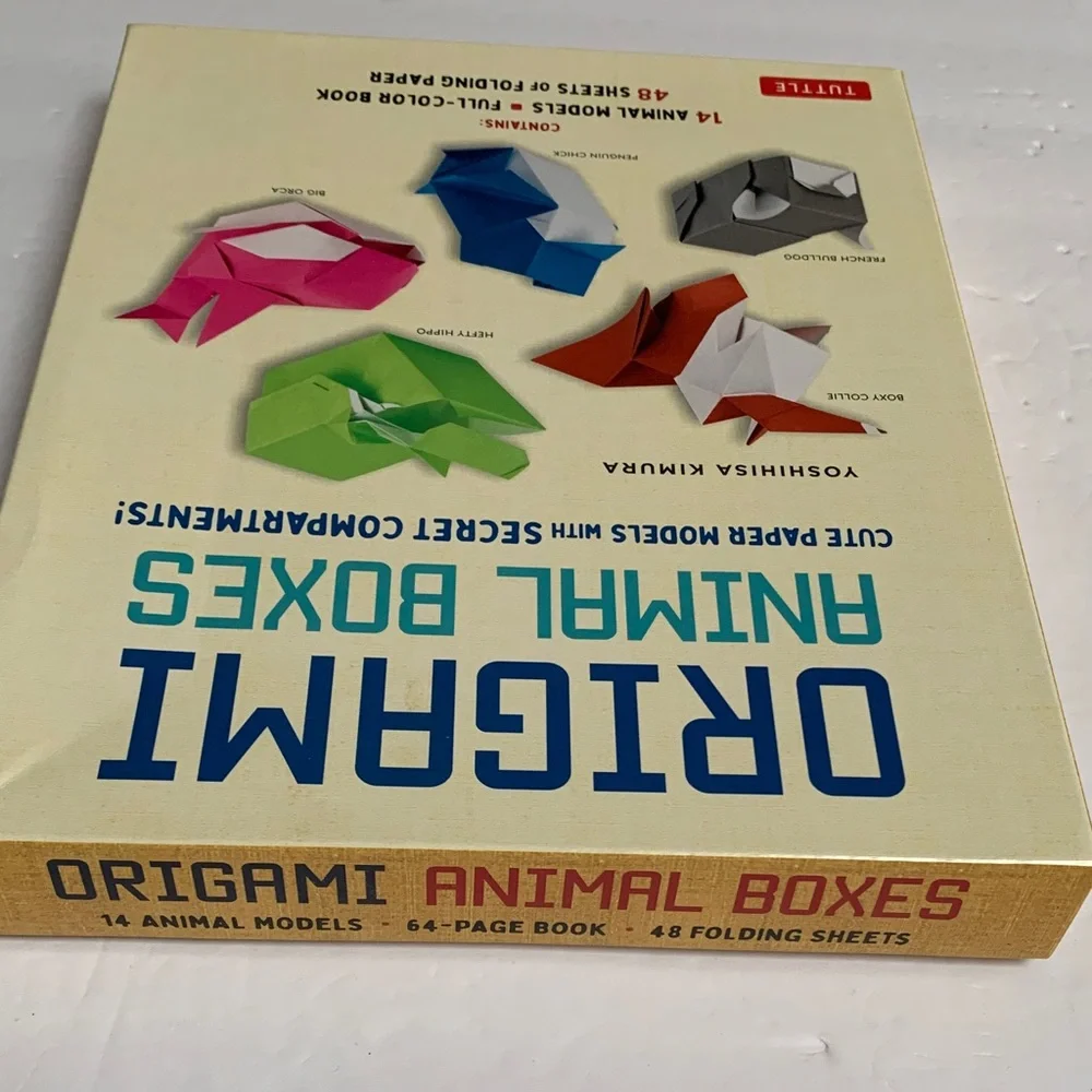 Tuttle Origami Animal Boxes Kit - Multicolor. Brand new. Great Gift 💝 for anyone